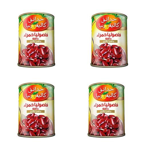 كاليفورنيا جاردن فاصوليا حمراء 4×400جم خصم 15%