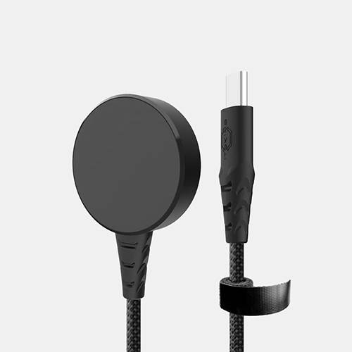 اتسكينز المتكامل كابل متعدد الاستخدامات المغناطيسي Type C اسود موديل رقم.SAMW-ITCHG-BLCK