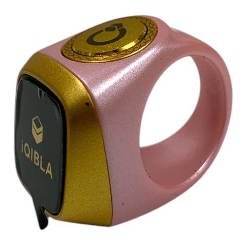 خاتم تسبيح ذكي الكتروني لون وردي