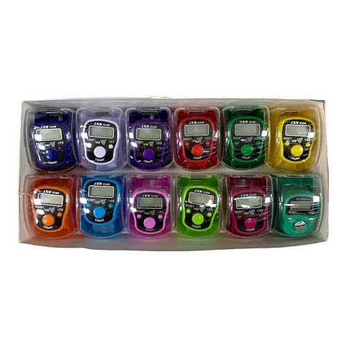 خاتم تسبيح بعلبة الوان متنوعة بالحبة