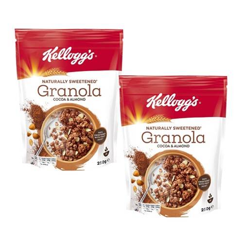 كلوقز جرانولا بالكاكاو واللوز 250جم 2حبة