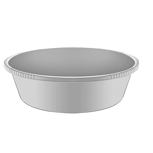 بولي تايم حوض دائري رمادي 35لتر موديل رقم.E-414