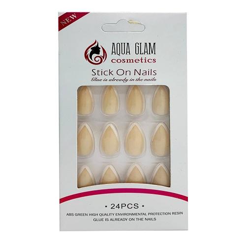 اكوا جلام طقم اظافر صناعية 24حبة موديل رقم.F1