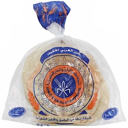 المطاحن خبز عربي ابيض خفيف 6حبة 300جم