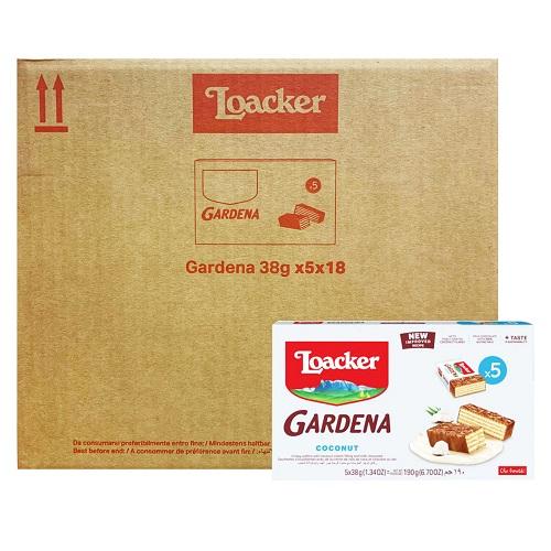 لواكر ويفر جاردينا بجوز الهند 38جم 5حبة 18باكيت 1كرتون