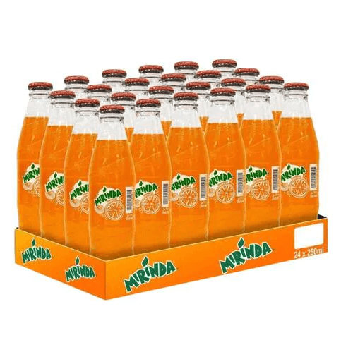 ميرندا برتقال مياه غازية 250مل 24حبة 1كرتون
