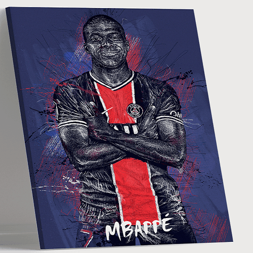 لوحة من الفن الحديث مصنوعة من خام الكانفس عالي الجودة مع اطار داخلي رقم.2252180