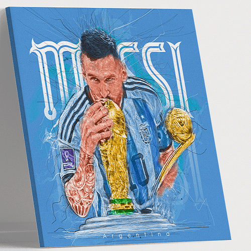 لوحة من الفن الحديث مصنوعة من خام الكانفس عالي الجودة مع اطار داخلي رقم.2252186