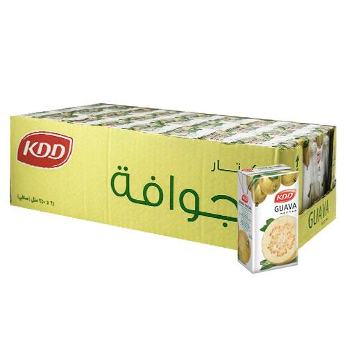 كي دي دي عصير جوافة 250مل 24حبة