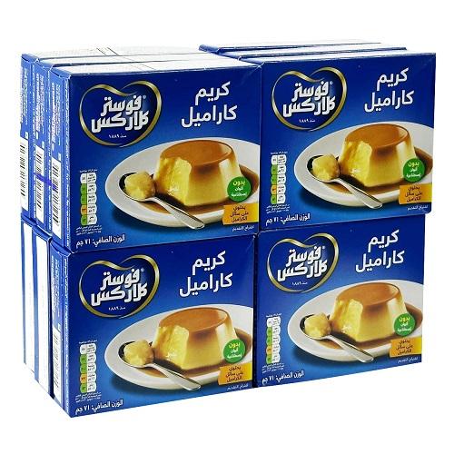 فوستر كلاركس كريم كراميل 71جم 12حبة