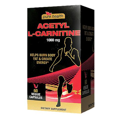 بيور هيلث اسيتيل الكارناتين 1000مجم 60كبسولة