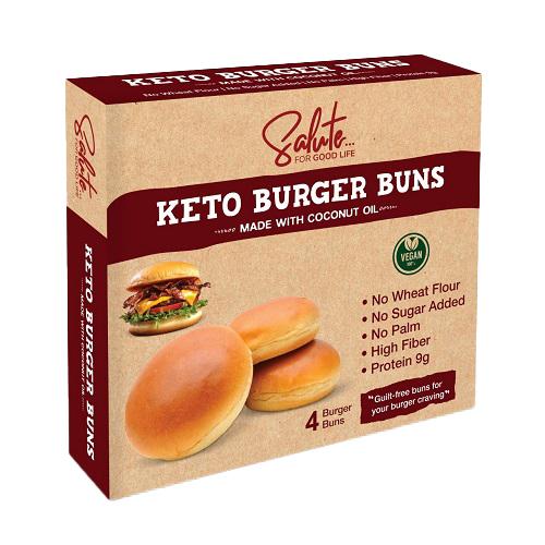 سالوت كيتو خبز البرجر 50جم 4حبة