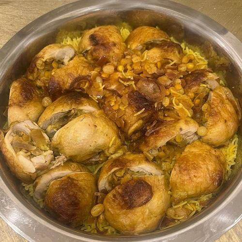 مجبوس دجاج محشي