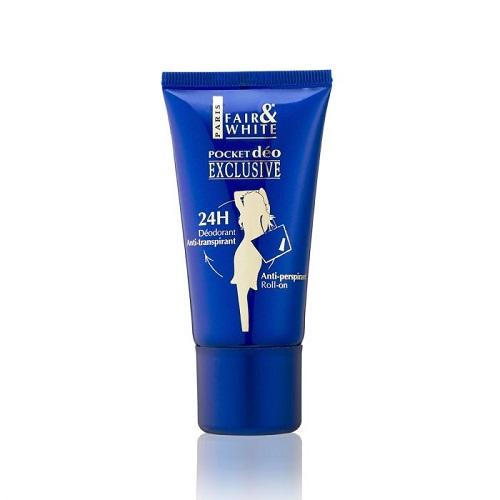 فير اند وايت مزيل للعرق بوكيت اكسكلوسيف مضاد للتعرق 24ساعة رول اون 50مل.108300