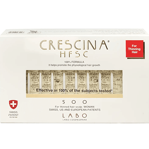 كريشينا اتش اف اس سي 500 امبولات لوقف التساقط وانبات الشعر للنساء 20امبولة