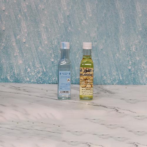 زيت اللوز والجلسرين للبشرة