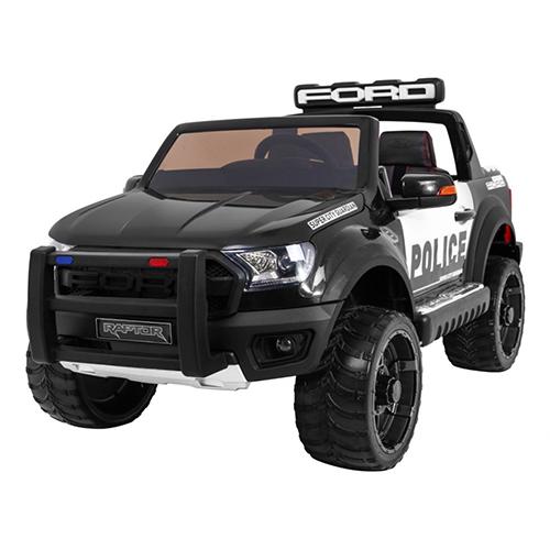 سيارة بوليس فورد كهربائية قابلة للشحن للاطفال كبيرة اسود موديل رقم.DK-F150RP