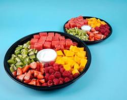 اطباق فواكه مقطعة