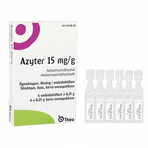 ازيتر 15 مجم قطرة عين احادية المقدار 6 عبوات