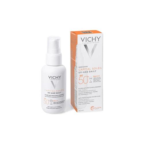 فيشي كابيتال سوليل يو في واقي من الشمس بمعامل حماية50+ اليومي 40مل