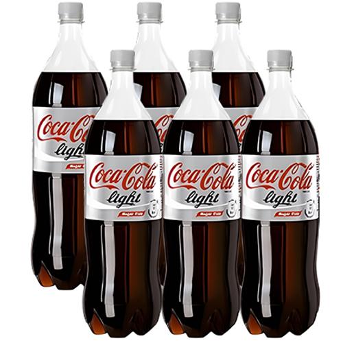 كوكاكولا لايت مياه غازية حجم عائلي 1.25لتر 6حبة