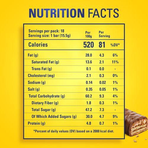 نستله تولا مينيز ويفر مقرمش مغطى بالشوكولاتة الناعمة والكراميل الذهبي 279جم