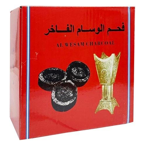 الوسام فحم بخور فاخر 80قطعة