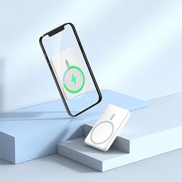 اكستريم ماك باوربانك ماجسيف مع شاشة ديجيتال 5000مللي امبير ابيض موديل رقم.XWH-PMS2-13