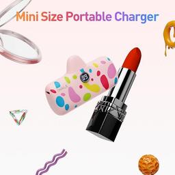 اي ووك لينك مي بلس باور بانك جيب شحن سريع Type C مع شاشة عرض وردى 4800مللي امبير موديل رقم.DBL5000PC-013B