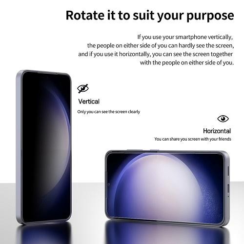 اراري كور واقي شاشة خصوصية لهاتف سامسونج جالاكسي S24 اسود موديل رقم.S24-ICOR-PV