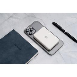 اكستريم ماك باوربانك ماجسيف مع شاشة ديجيتال 5000مللي امبير ابيض موديل رقم.XWH-PMS2-13