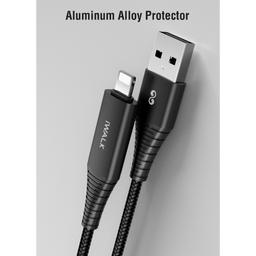 اي ووك تويستر دو كابل شحن 60واط PD و QC3.0 اسود 4فى1 60واط 1م موديل رقم.CST025CC-001A