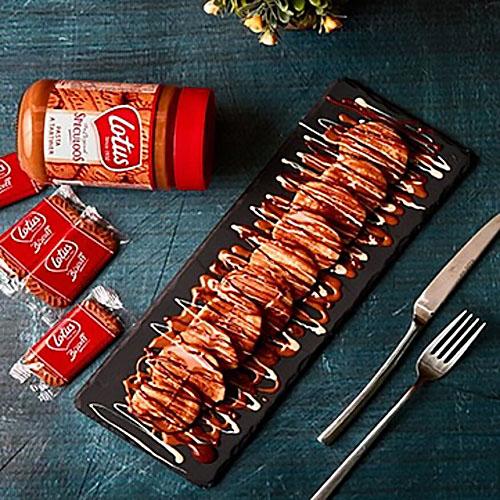 ميني بان كيك صوص اللوتس