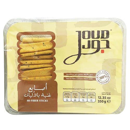 جود اصابع قمح مخبوزة غنية بالالياف بحبة البركة 350جم