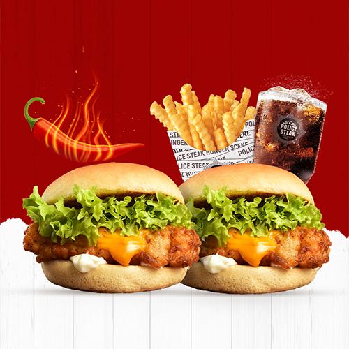 وجبة تشيكن فيليه سبايسى