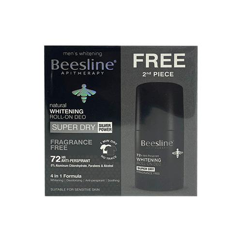 بيزلين مزيل عرق رول مبيض طبيعي فائق الجفاف للرجال 50مل 1+1