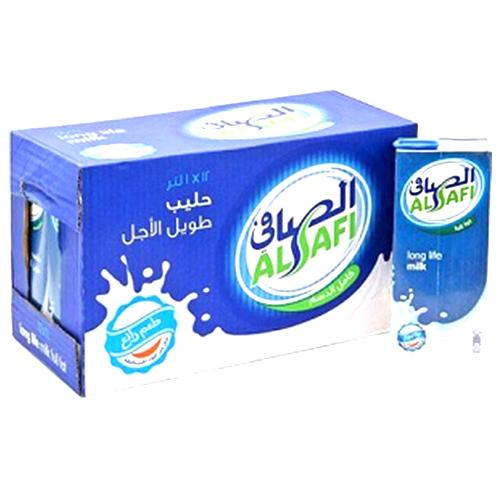الصافي حليب كامل الدسم طويل الامد 1لتر 12حبة