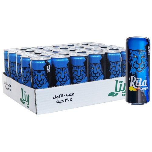 ريتا بلو مشروب غازي 240مل 30حبة