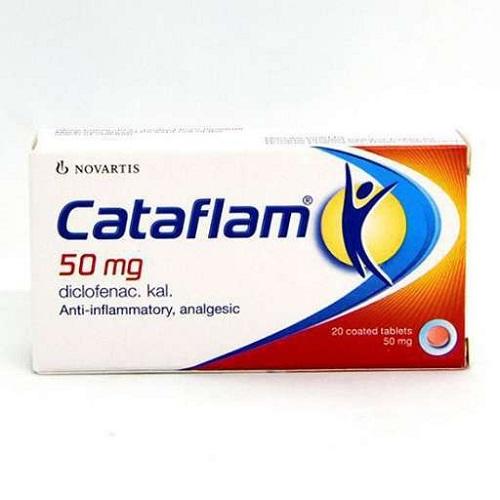 كاتافلام مضاد التهاب ومسكن للالم 50مجم 20قرص
