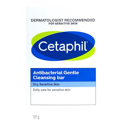 سيتافيل لوح صابون منظف لطيف مضاد للبكتيريا للبشرة الجافة والحساسة 127جم 
