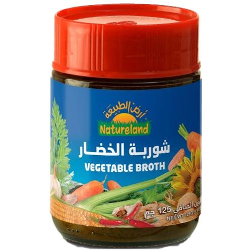 ارض الطبيعة شوربة الخضار العضوية 125جم