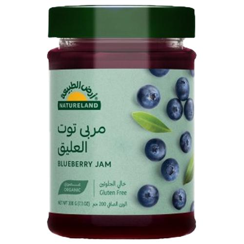 ارض الطبيعة مربى توت العليق العضوي 200جم