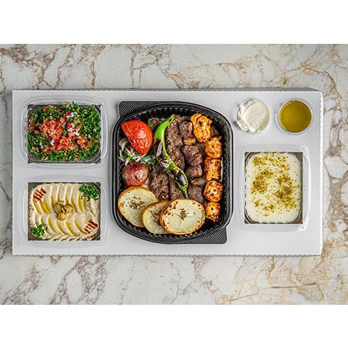 كومبو نص دجاجة مشوية تكفي شخص واحد