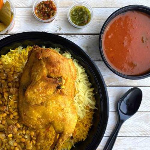 مجبوس بوشملان دجاج تكفى 4اشخاص