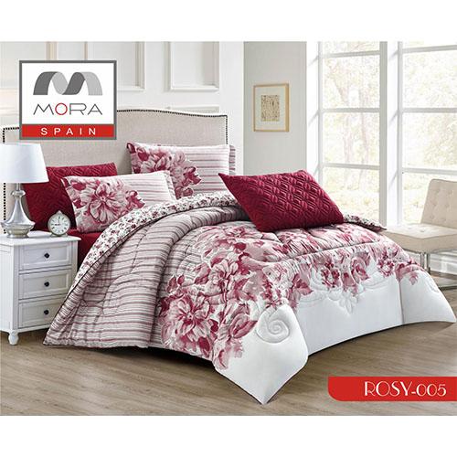 مورا روزى لحاف فرد 180x240سم 4قطع نبيتي موديل رقم.J-1023