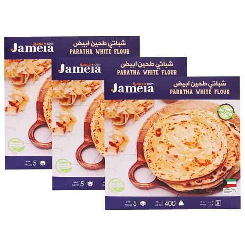جمعية شباتي طحين ابيض 5قطع 400جم 3حبة