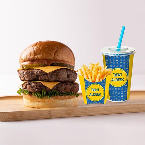 دبل بينك برجر كبير