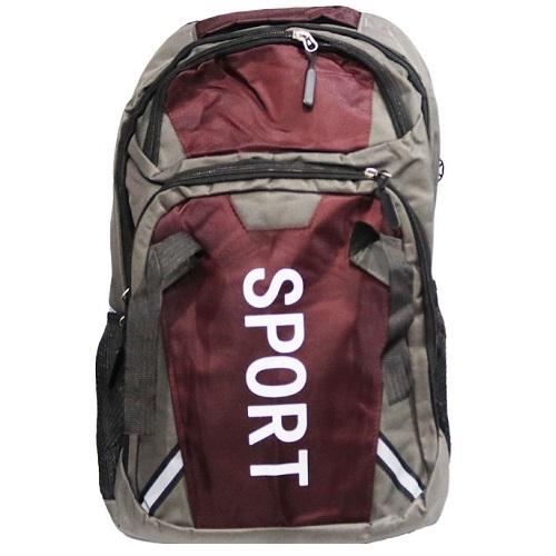 حقيبة مدرسية كبيرة لون رمادي فى نبيتي رقم.3