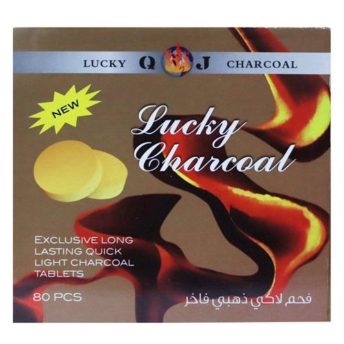 لاكي فحم بخور ذهبي فاخر 80حبة