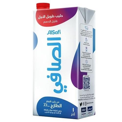 الصافي حليب قليل الدسم طويل الامد 1لتر